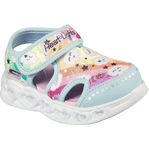 Sandale copii Skechers Heart Lights Sandals 302977N-TQMT, 26, Albastru