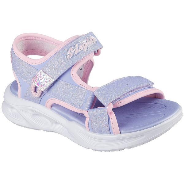 Sandale copii Skechers Sola Glow Sandal 303024L-LVLP, 28, Mov