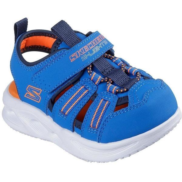 Sandale copii Skechers Sola Glow Sandal-hyp 407033N-BLNV, 24, Albastru