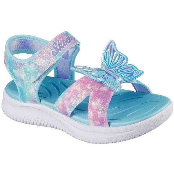 Sandale copii Skechers S Lights-jumpsters 303109L-AQMT, 28, Albastru