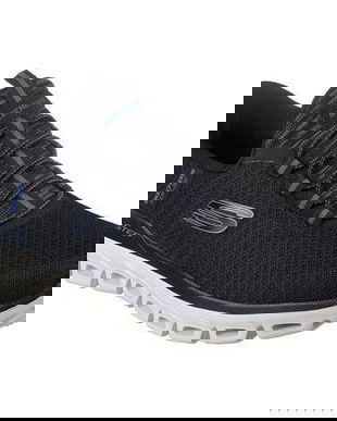 Pantofi sport barbati Skechers Glide-step - Noxus 233010-BLK, 40, Negru