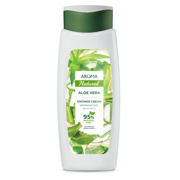 SHORT LIFE - Gel de Dus Crema cu Aloe Vera - Aroma GreenLine Aloe Shower Cream, 400 ml
