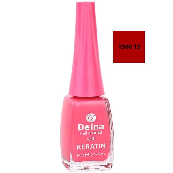 Lac de Unghii cu Cheratina - Deina Nail Enamel with Keratin, nuanta 1500 13, 12 ml