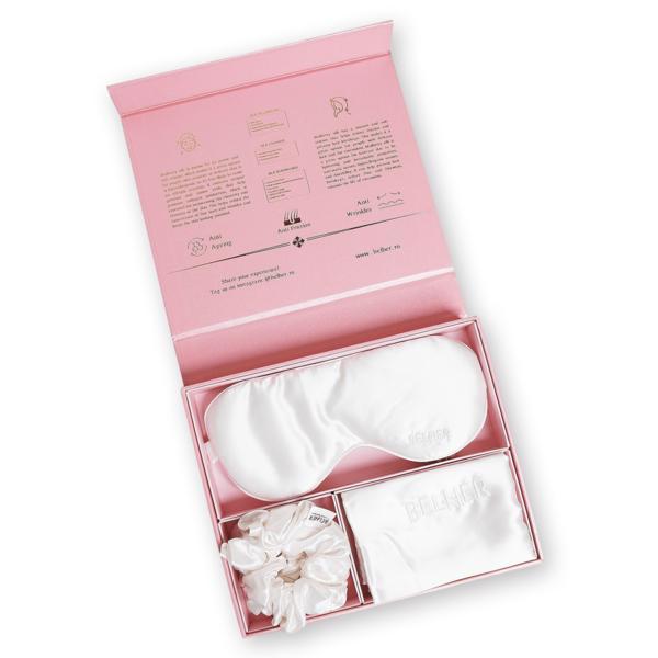 Set de Noapte din Matase Mulberry Ivory