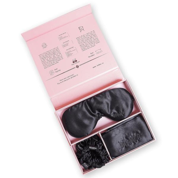 Set de Noapte din Matase Mulberry Black