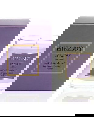Lumanare Parfumata din Ceara de Soia cu Iris, Neroli, Mastic si Vetiver - Hiremo Soy Blend Candle Goddess Powder, 250 ml