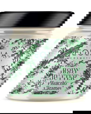 Unt de Corp Hranitor cu Fistic si Caramel - Eolia Cosmetics Body Butter Pistachio Caramel, 200 ml