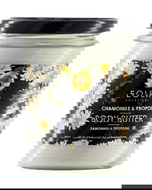 Unt de Corp Calmant cu Musetel, Propolis - Eolia Cosmetics Body Butter Chamomile & Propolis, 200 ml