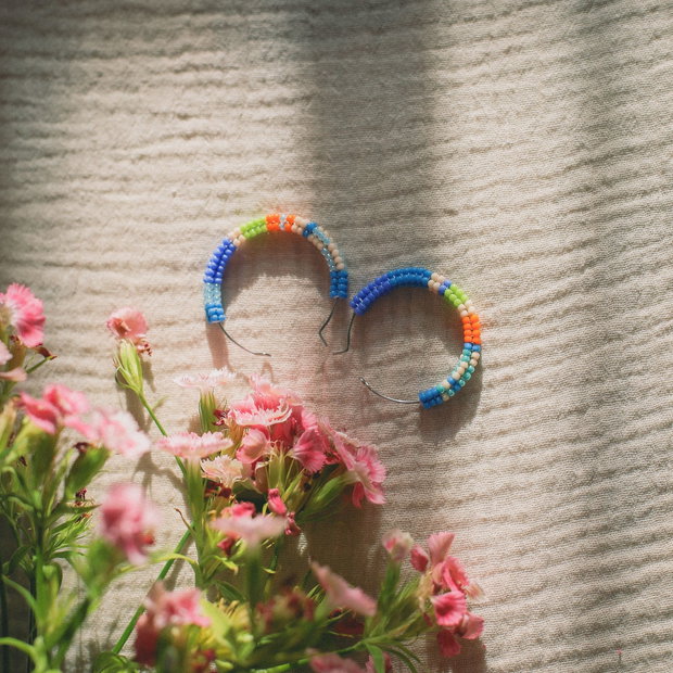 Cercei handmade tip hoops