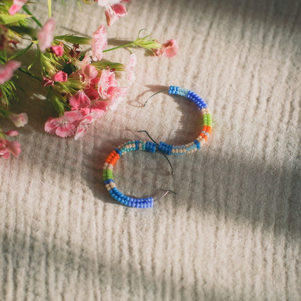 Cercei handmade tip hoops
