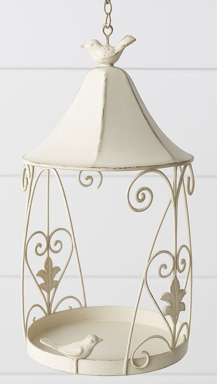 Baie pasarele din fier forjat antik white