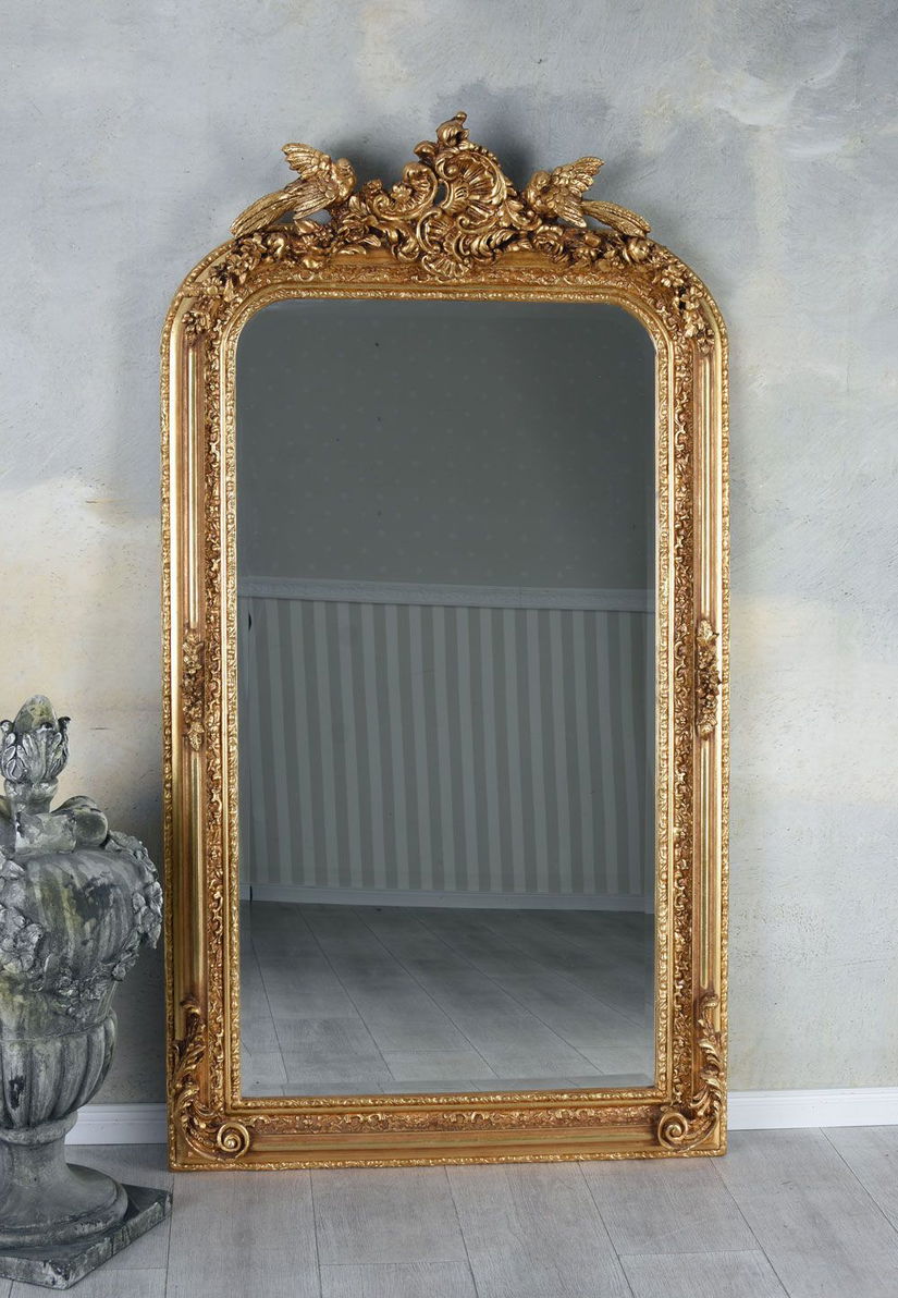 Oglinda monumentala baroc din cristal