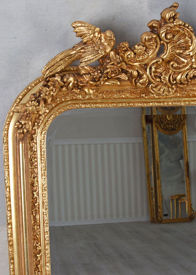 Oglinda monumentala baroc din cristal