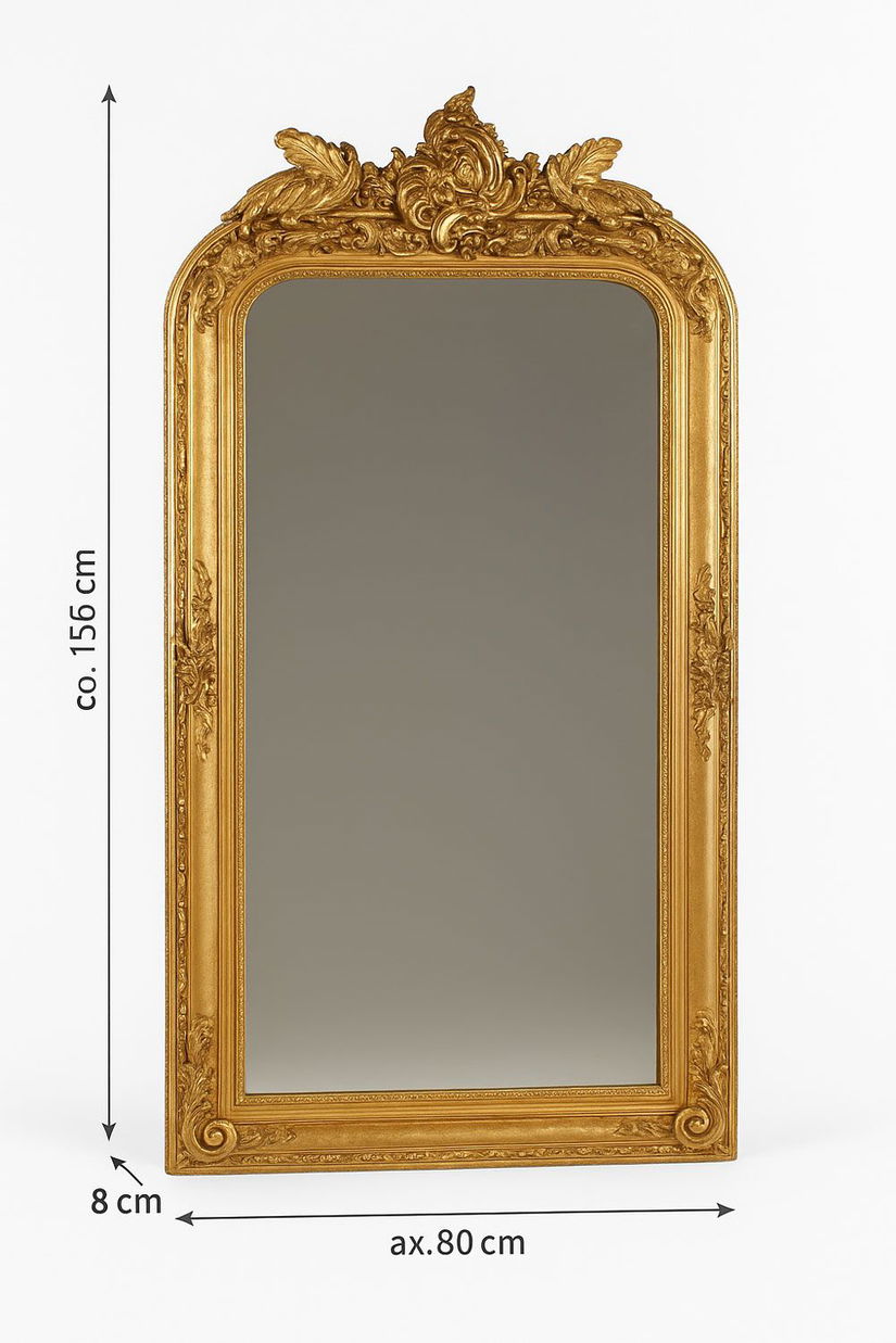 Oglinda monumentala baroc din cristal