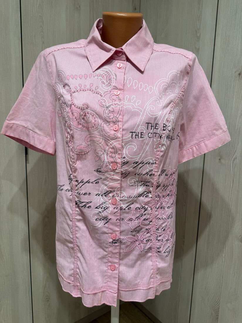BLUZA SUPERBA  CU BRODERIE SI MARGELE NOUA MARIME 42