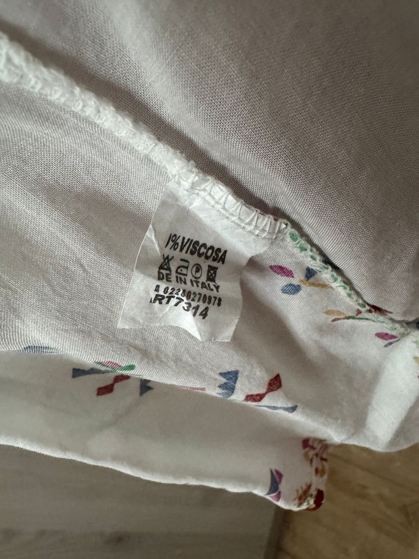 BLUZĂ VÂSCOZA CU BRODERIE ITALIA