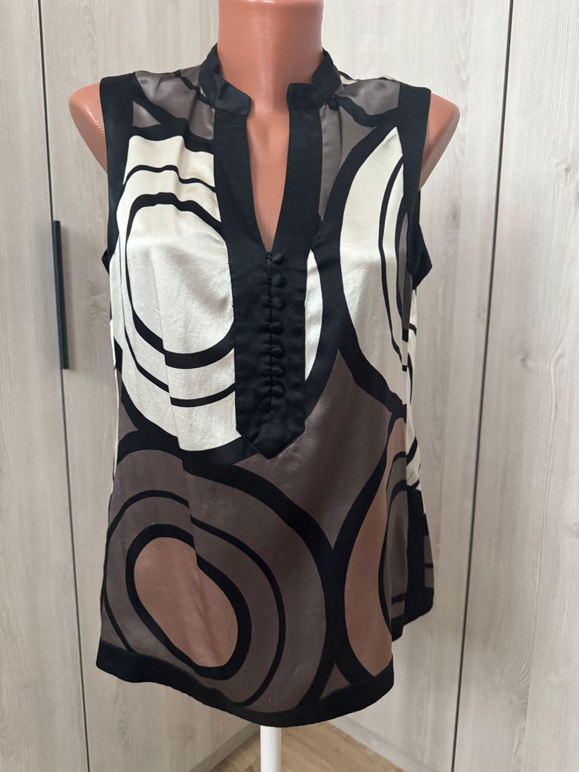 RAFINATA BLUZA ZARA MATASE NATURALA MARIME M