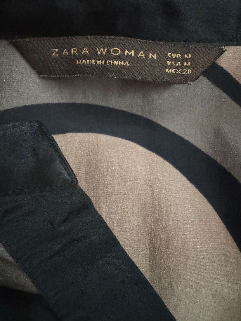 RAFINATA BLUZA ZARA MATASE NATURALA MARIME M