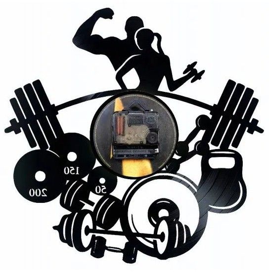 POWERLIFTING-ceas de perete
