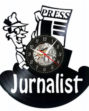 JURNALIST- ceas de perete