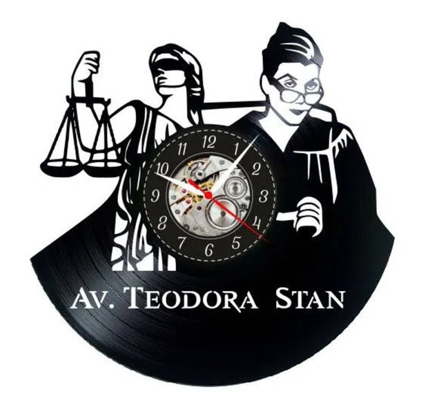 AVOCATA-ceas de perete (personalizabil)