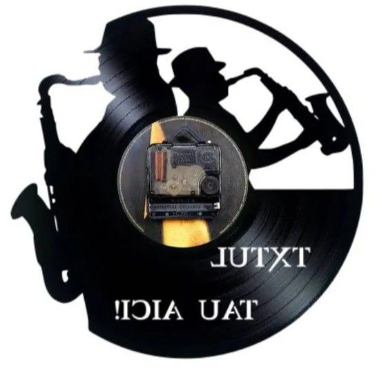 SAXOFONIST-ceas de perete(PERSONALIZABIL)
