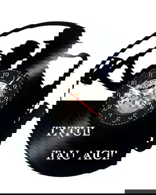 SAXOFONIST-ceas de perete(PERSONALIZABIL)