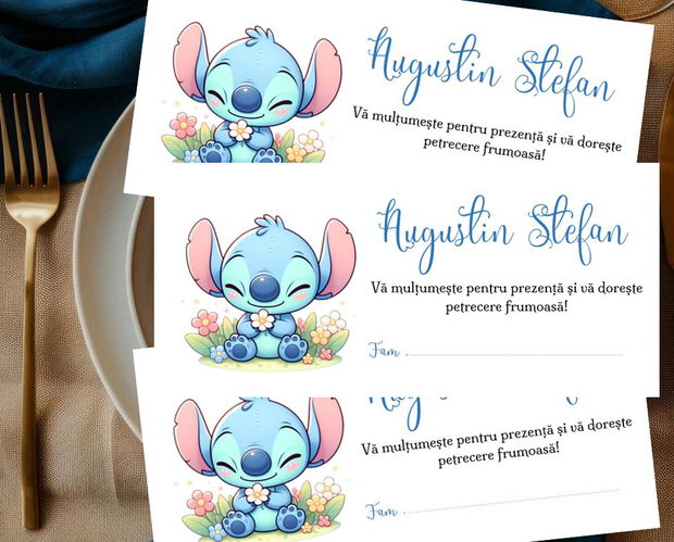 Plicuri bani botez Stitch