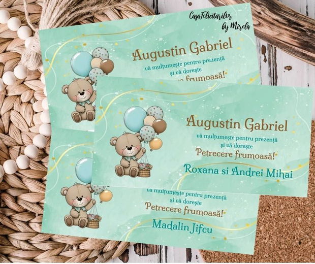 Plicuri bani botez Stitch