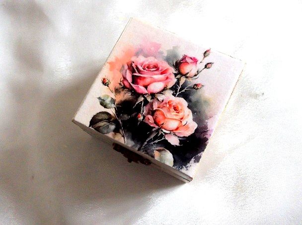 cutie lemn decorata 48125