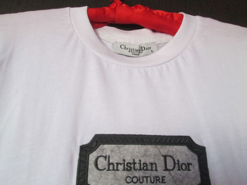 tricou Christian Dior  alb L