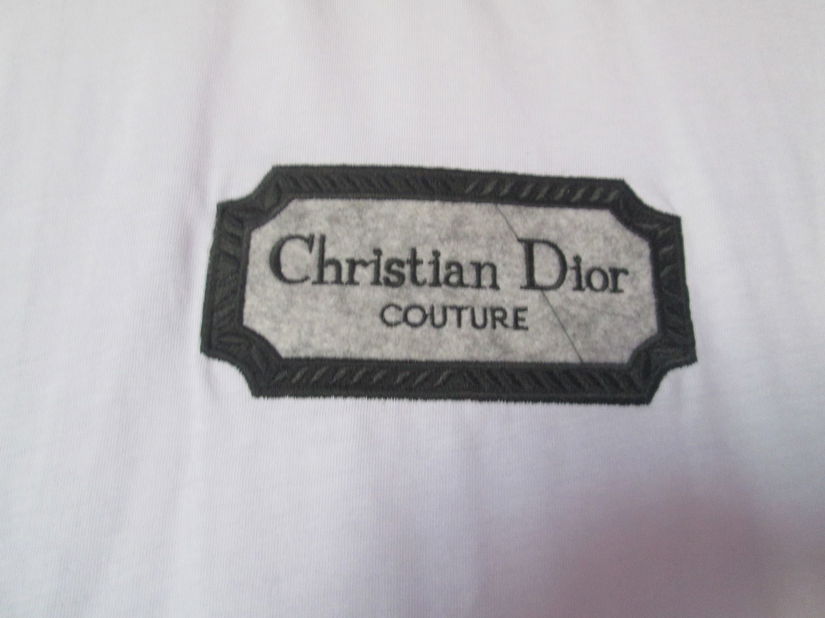 tricou Christian Dior  alb L