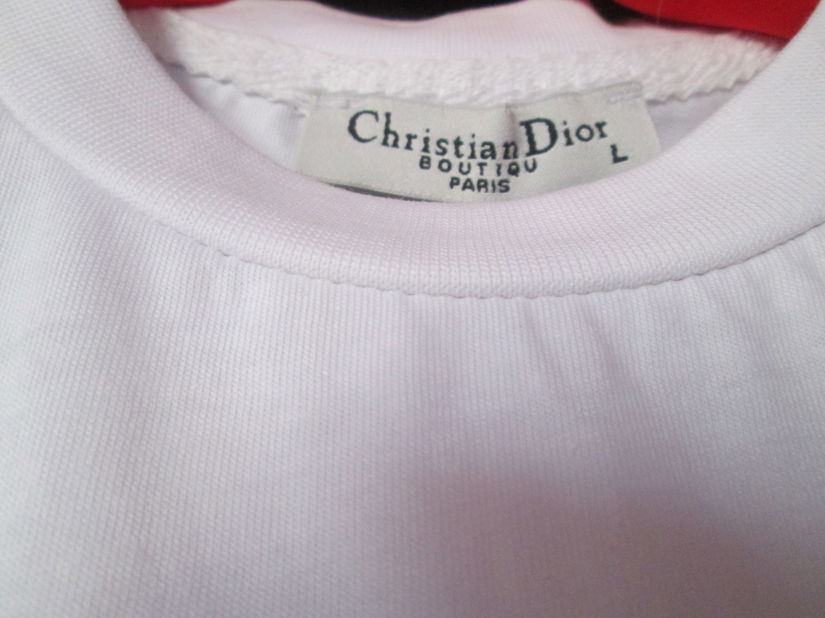 tricou Christian Dior  alb L