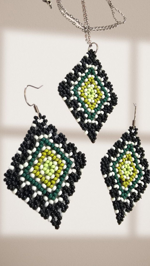 Set romb verde