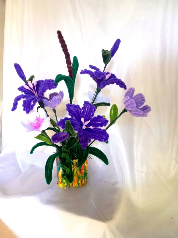 aranjament floral cu flori 48558