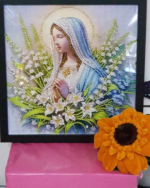 pictura  cu diamante