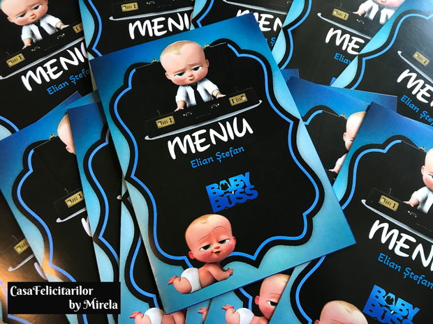Meniuri botez Baby Boss