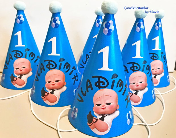 Coifuri petrecere Baby boss personalizabile