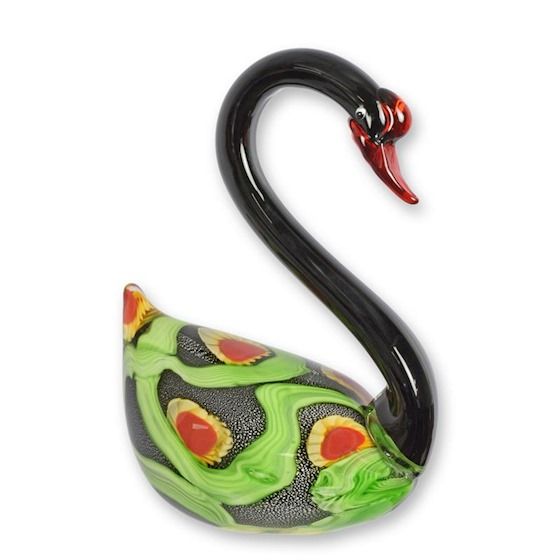 Lebada-figurina din sticla Murano