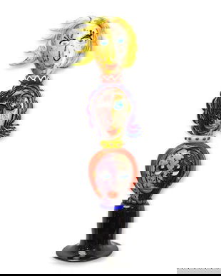 Totem-figurina din sticla Murano