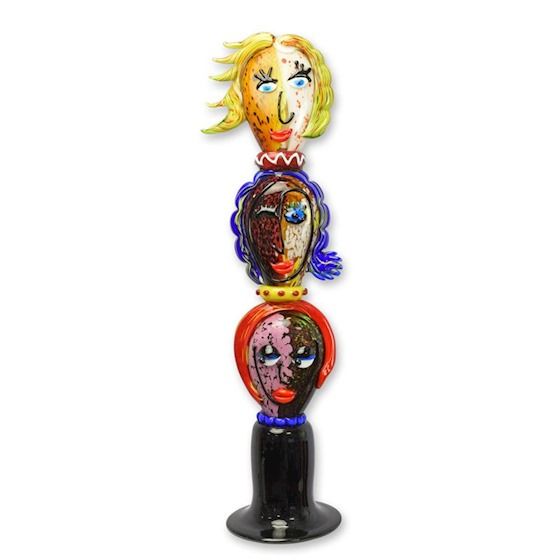 Totem-figurina din sticla Murano