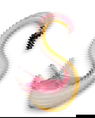 Lebada-figurina din sticla Murano