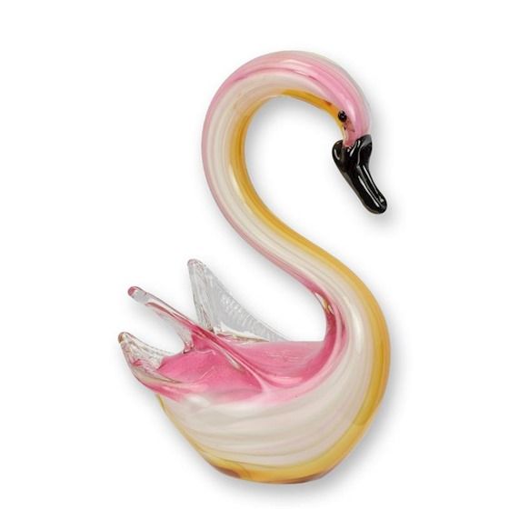 Lebada-figurina din sticla Murano