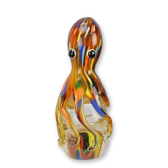 Caracatita-figurina din sticla Murano