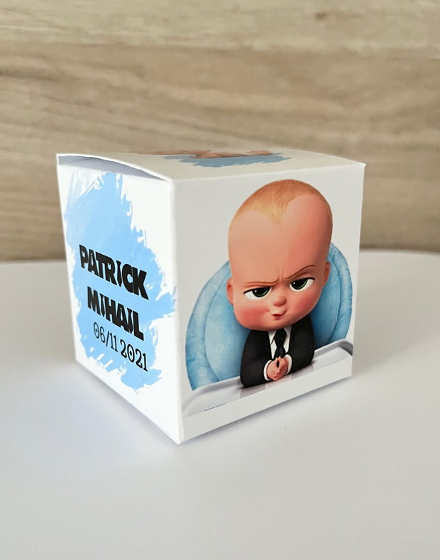 Învelitori brioșe Baby Boss personalizate