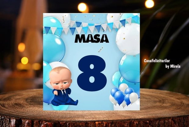 Toppere Baby boss personalizate