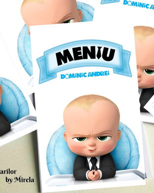 Meniu botez Baby Boss