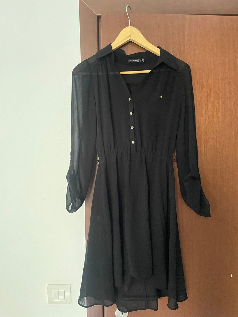 Rochie Neagră Transparentă