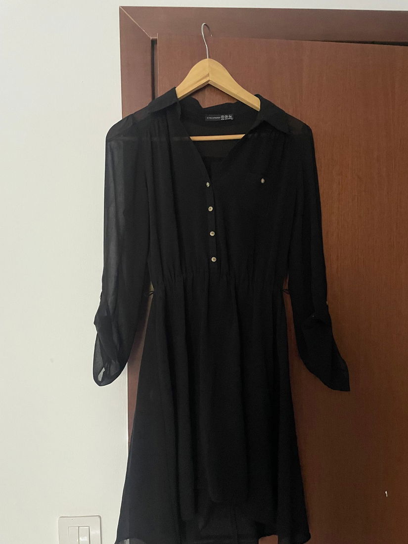 Rochie Neagră Transparentă