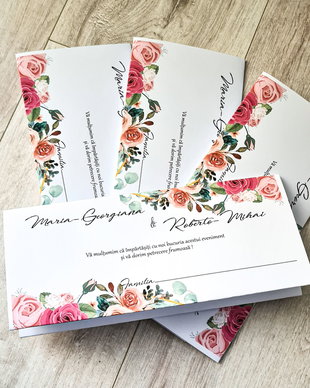 Plic de nunta floral